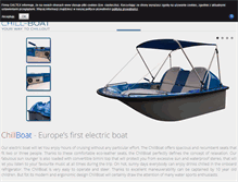 Tablet Screenshot of chill-boat.com